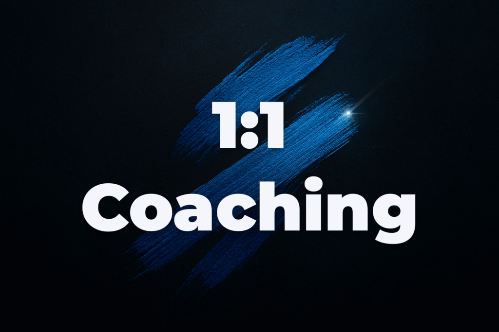 1 on 1 coaching